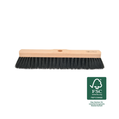 Bild von Saalbesen Mischhaar - 40 cm Holzkörper mit Schraubgewinde